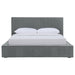 Coaster Gregory Upholstered Platform Bed Graphite Full