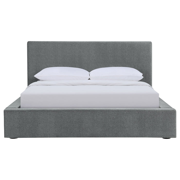 Coaster Gregory Upholstered Platform Bed Graphite Full