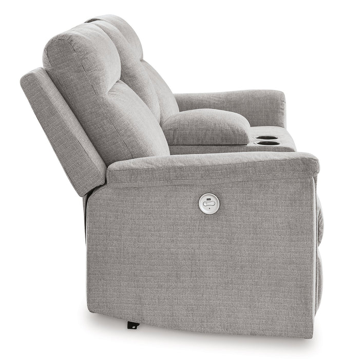 Barnsana Power Reclining Loveseat with Console