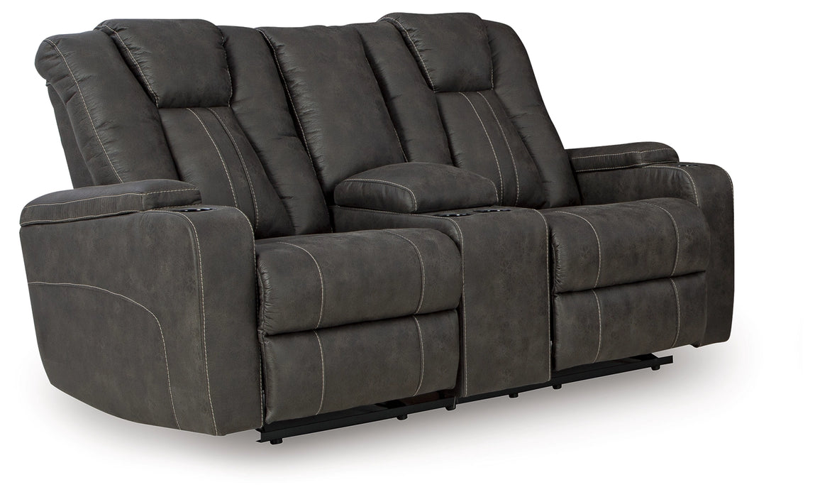 Glider Glider Reclining Loveseat with Console