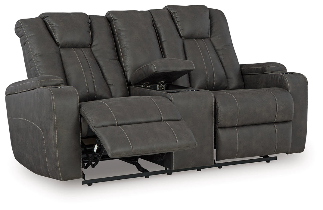 Glider Glider Reclining Loveseat with Console