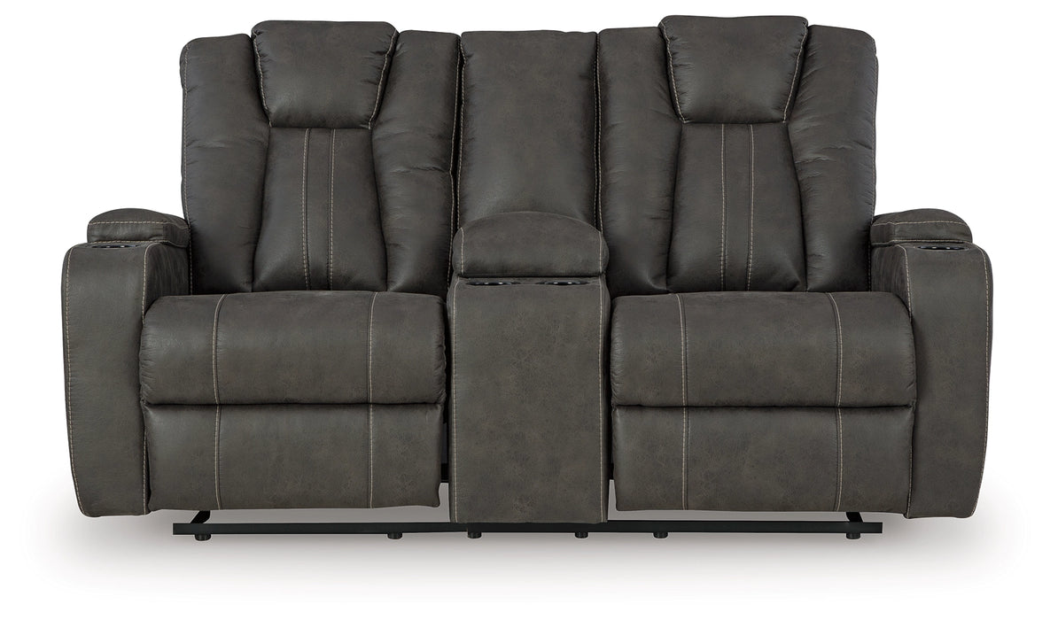 Glider Glider Reclining Loveseat with Console