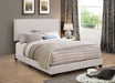 Coaster Boyd Upholstered Bed with Nailhead Trim Ivory Twin