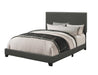 Coaster Boyd Upholstered Bed with Nailhead Trim Charcoal Full