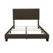 Coaster Boyd Upholstered Bed with Nailhead Trim Charcoal Twin