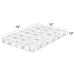 Coaster Key Memory Foam Mattress White Twin