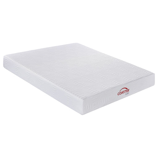 Key 10" California King Memory Foam Mattress White