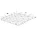 Coaster Key Memory Foam Mattress White Twin