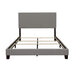 Coaster Boyd Upholstered Bed with Nailhead Trim Grey Twin