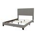 Coaster Boyd Upholstered Bed with Nailhead Trim Grey Twin