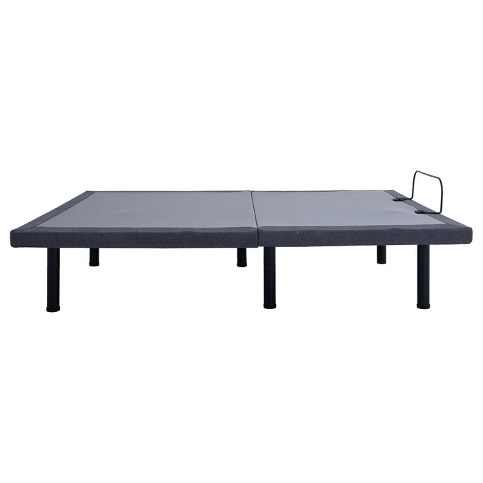 Coaster Negan Adjustable Bed Base Grey and Black Twin XL