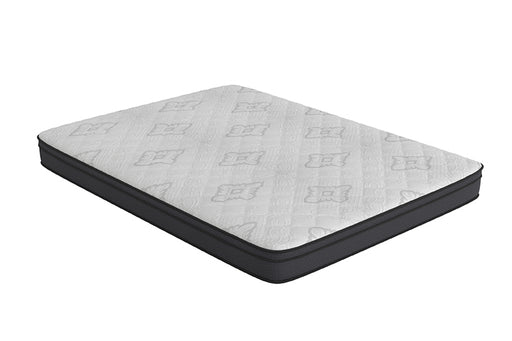 Evie 9.25" Full Euro Top Mattress White 