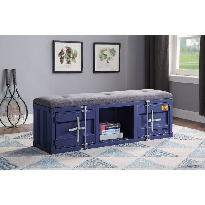 Cargo 56"L Upholstered Bench with Storage