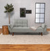 Coaster Caufield Upholstered Buscuit Tufted Covertible Sofa Bed Grey Default Title