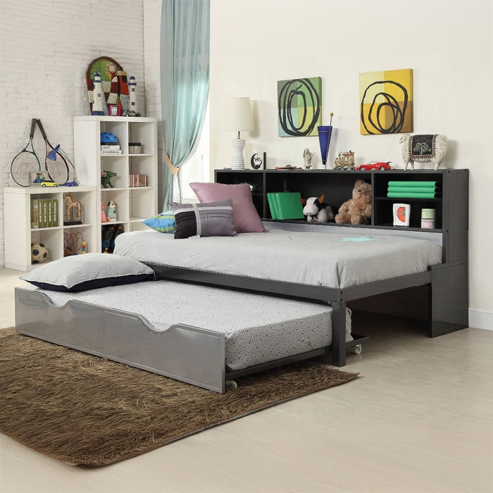 Renell Twin Bed with Trundle (Twin) & Storage