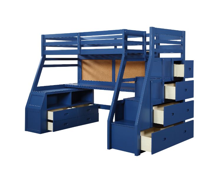 Jason II Teenager Twin Loft Bed with Storage