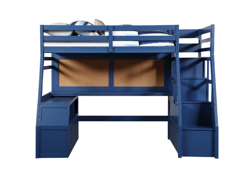 Jason II Teenager Twin Loft Bed with Storage