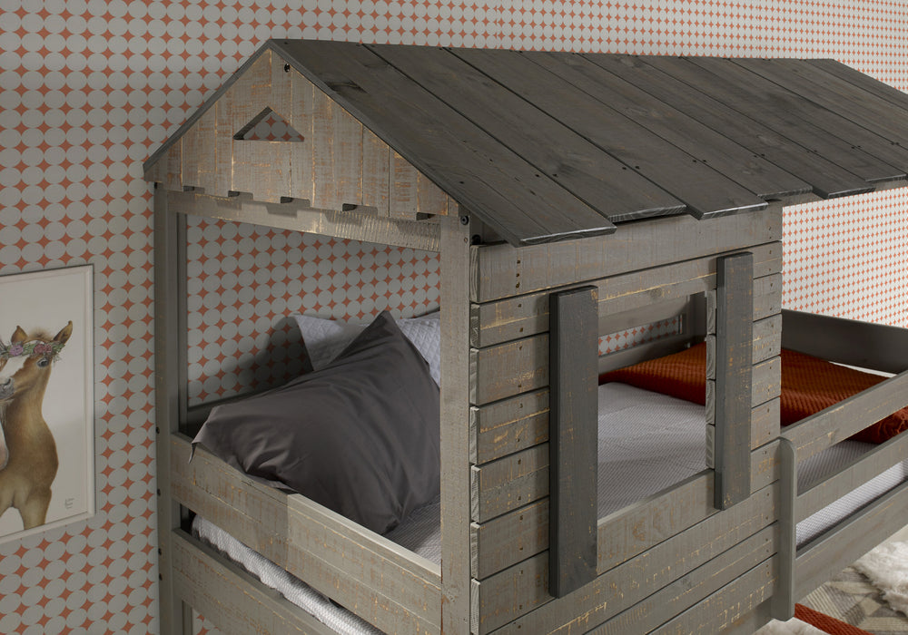 Darlene Teenager Solid Wood Bunk Bed (T/T)