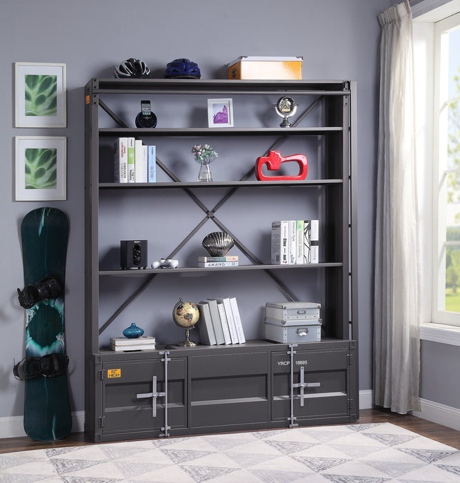 Cargo Bookcase with Ladder