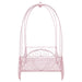 Coaster Massi Twin Canopy Bed Powder Pink Default Title