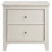 Coaster Selena 2-drawer Nightstand Cream White Default Title