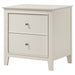 Coaster Selena 2-drawer Nightstand Cream White Default Title