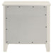 Coaster Selena 2-drawer Nightstand Cream White Default Title