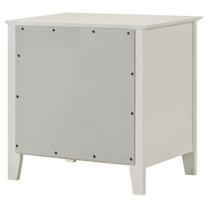 Coaster Selena 2-drawer Nightstand Cream White Default Title