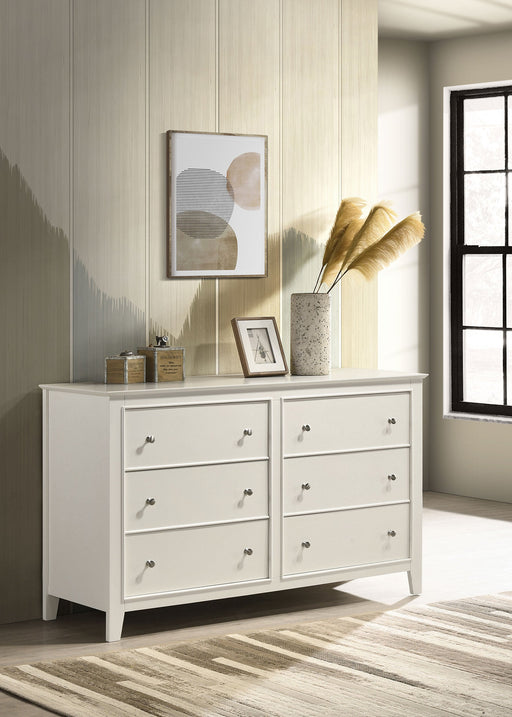 Coaster Selena 6-drawer Dresser Cream White Default Title