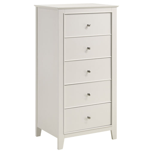 Coaster Selena 5-drawer Chest Cream White Default Title