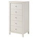 Coaster Selena 5-drawer Chest Cream White Default Title