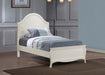 Coaster Dominique Twin Panel Bed Cream White Full