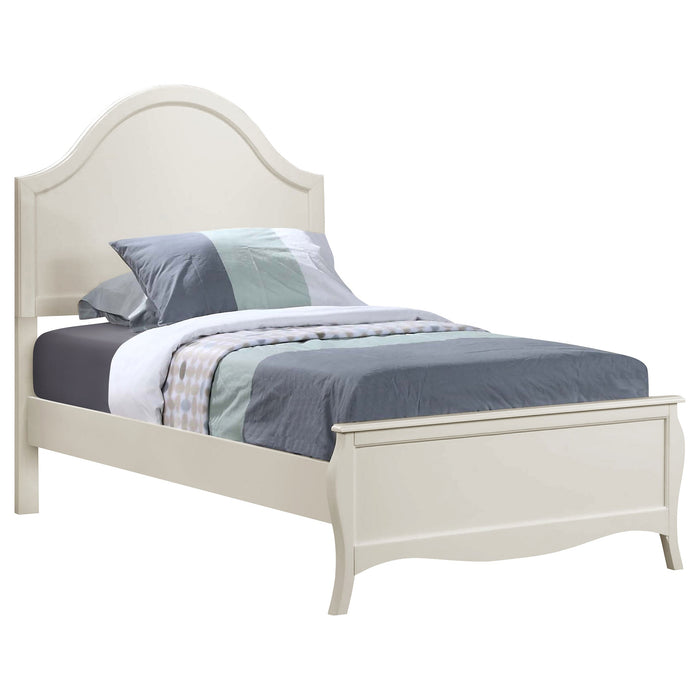 Coaster Dominique Twin Panel Bed Cream White Full