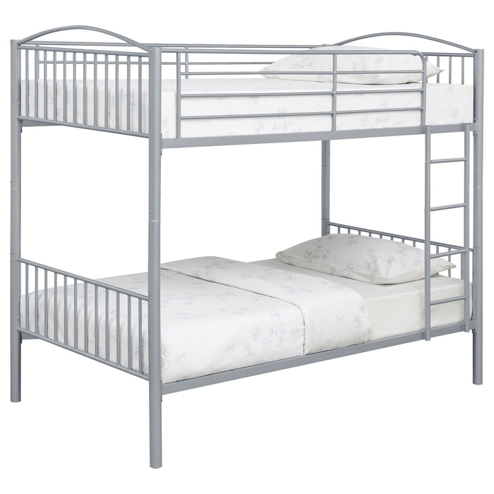 Coaster Anson Twin Over Twin Bunk Bed with Ladder Default Title