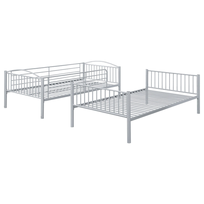 Coaster Anson Twin Over Twin Bunk Bed with Ladder Default Title