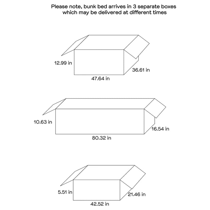 Coaster Oliver Twin Over Twin Bunk Bed Java Default Title