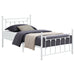 Coaster Canon Metal Slatted Headboard Platform Bed Twin