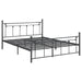 Coaster Canon Metal Slatted Headboard Platform Bed Full