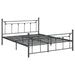 Coaster Canon Metal Slatted Headboard Platform Bed Queen