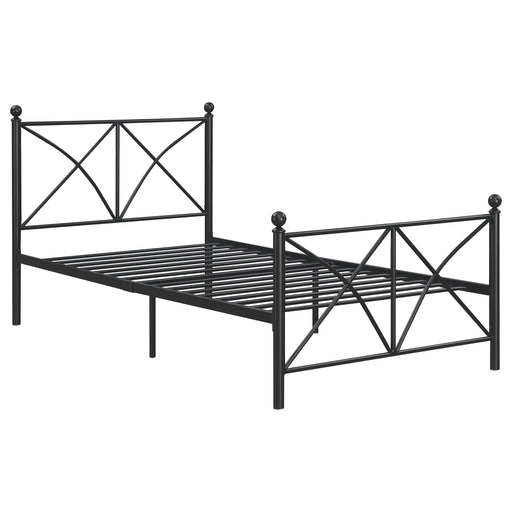 Coaster Hart Platform Bed Black Full