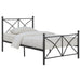 Coaster Hart Platform Bed Black Twin