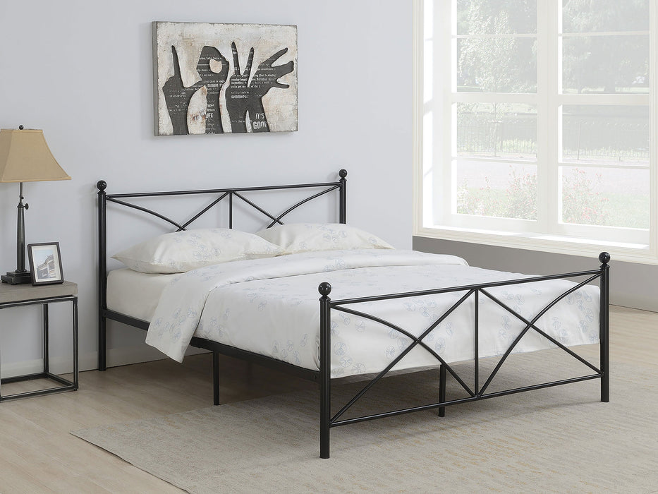 Coaster Hart Platform Bed Black Twin