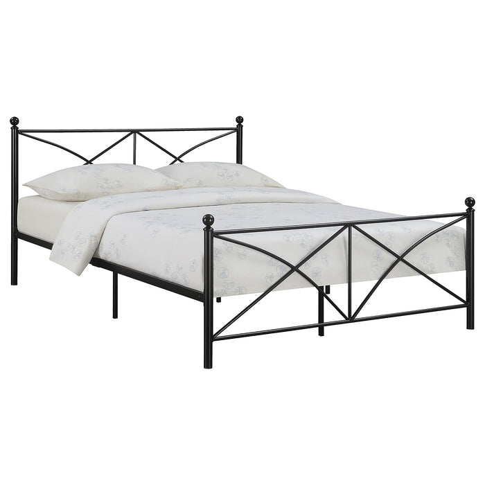 Coaster Hart Platform Bed Black Twin