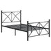 Coaster Hart Platform Bed Black Twin