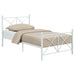 Coaster Hart Platform Bed White Twin