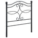 Coaster Callie Twin Metal Headboard Matte Black Default Title