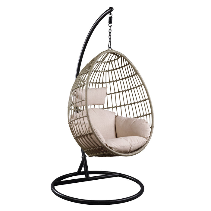 Vasant 37"W Hanging Chair with Body-Hugging Shape