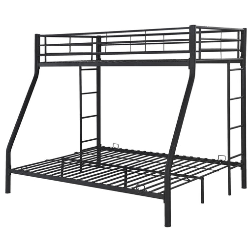 Coaster Hayward Twin Over Full Bunk Bed Black Default Title