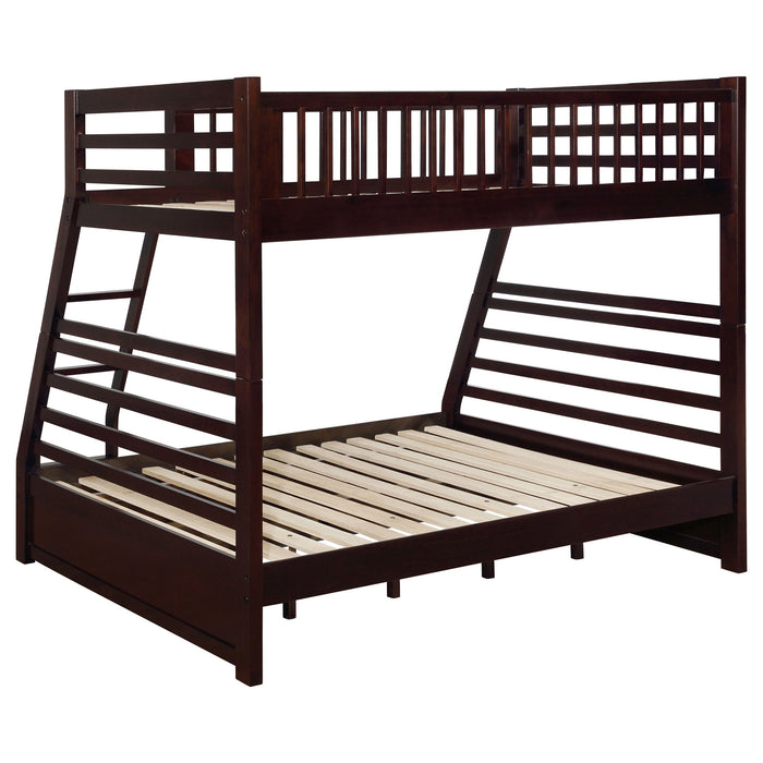 Coaster Ashton Twin Over Full 2-drawer Bunk Bed Navy Blue Brown