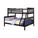 Coaster Chapman Twin Over Full Bunk Bed Black Default Title